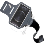 MOBIPARTS Comfort Fit Sportarmband Apple iPhone 12 Pro Max - Zwart