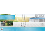 Intex Zwembadladder Zilver/wit 132 Cm - Grijs