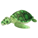 Pluchee Zeeschildpad Knuffel 25 Cm - Schildpadden Zeedieren Knuffels - Speelgoed Voor Kinderen - Groen