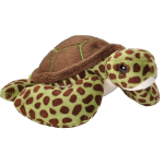 Wild Republic Knuffel Zeeschildpad 13 Cm Pluche/ - Bruin