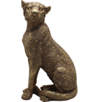 Clayre & Eef Decoratie Panter 14*11*27 Cmkleurig - Goud