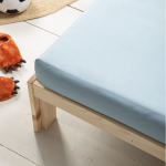 Katoenen Hoeslaken Kids - Wiegje - 40 x 80/90 - Blauw