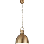 BES LED Led Hanglamp - Hangverlichting - Trion Jesper - E27 Fitting - Rond - Oud Brons - Aluminium - Bruin