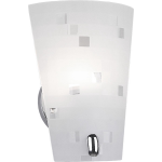 BES LED Led Wandlamp - Wandverlichting - Trion Colmino - E27 Fitting - Rechthoek - Mat Chroom - Aluminium