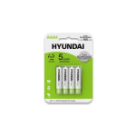 Hyundai - Oplaadbare Aaa Batterijen - 900mah - 4 Stuks
