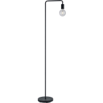 BES LED Led Vloerlamp - Trion Dolla - E27 Fitting - 1-lichts - Rond - Mat - Aluminium - Zwart