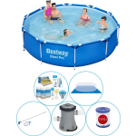 Bestway Zwembad Pakket - 6-delig - Steel Pro Rond 305x76 Cm - Blauw