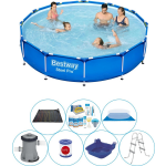 Bestway Zwembad Deal - 8-delig - Steel Pro Rond 366x76 Cm - Blauw