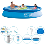 Intex Easy Set Rond 366x76 Cm - Alles In 1 Zwembad Pakket - Blauw