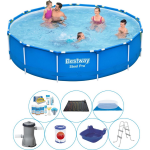 Bestway Zwembad Deal - 8-delig - Steel Pro Rond 396x84 Cm - Blauw