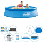 Intex Zwembad Bundel - Easy Set Rond 244x61 Cm - Blauw