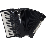 Hohner Amica Forte IV 96, Silent Key accordeon - Zwart