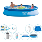 Intex Alles In 1 Zwembad Pakket - Easy Set Rond 366x76 Cm - Blauw