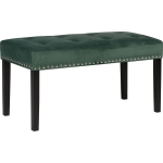 Beliani Yorkton Voetenbank Fluweel 43 X 102 Cm - Verde