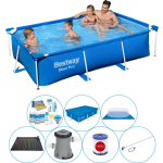 Bestway Steel Pro Rechthoekig 259x170x61 Cm - Zwembad Met Accessoires - Blauw