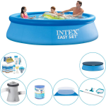 Intex Easy Set Rond 305x76 Cm - Zwembad Combi Deal - Blauw