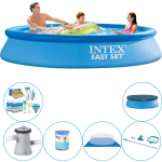 Intex Zwembad Met Accessoires - Easy Set Rond 305x61 Cm - Blauw