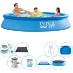 Intex Zwembad Bundel - Easy Set Rond 305x61 Cm - Blauw