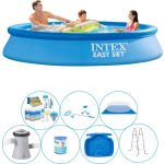 Intex Easy Set Rond 305x61 Cm - 8-delig - Alles In 1 Zwembad Pakket - Blauw