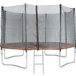 Trigano Trampoline Met Veiligheidsnet 427 Cm - Zwart