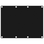 Caymon CASY301/B blindplaatje staal, 3 modules breed voor CASY-chassis
