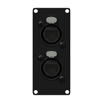 Caymon CASY168/B 2x etherCON naar RJ45 module voor CASY-chassis