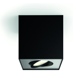 Philips - Box Single Spot Black 1x4.5w Selv - Zwart