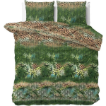 Sleeptime Trendy Jungle Green Lits-jumeaux (240 x 200/220 cm + 2 kussenslopen) - Groen