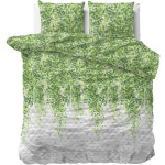Sleeptime Fresh Botanic Green Lits-jumeaux (240 x 200/220 cm + 2 kussenslopen) - Groen