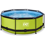 EXIT Toys Lime Zwembad ø244x76cm Met Filterpomp - - Groen