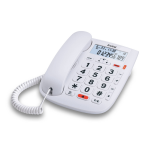 Alcatel Tmax20s Vaste Telefoon Met Groot Lcd Display - Wit