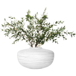 L.s.a. Vaas Boulder 30,9 X 19 Cm Glas - Wit