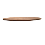 Livingfurn - Eettafel - Dk Top Beek Oval 210x100 Cm - Bruin