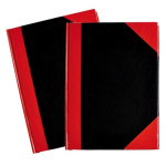 Verhaak Notitieboek A5 Karton/papier/rood/wit - Zwart