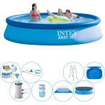 Intex Alles In 1 Zwembad Pakket - Easy Set Rond 396x84 Cm - Blauw