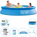 Intex Zwembad Inclusief Accessoires - Easy Set Rond 305x61 Cm - Blauw