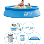 Intex Zwembad Met Accessoires - 6-delig - Easy Set Rond 244x61 Cm - Blauw