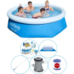 Bestway Fast Set Rond 244x66 Cm - 6-delig - Zwembad Super Deal - Blauw