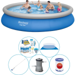 Bestway Fast Set Rond 457x84 Cm - 6-delig - Zwembad Super Deal - Blauw