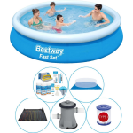 Bestway Fast Set Rond 366x76 Cm - 6-delig - Zwembad Combi Deal - Blauw