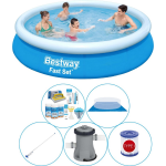 Bestway Fast Set Rond 366x76 Cm - 6-delig - Zwembad Super Deal - Blauw