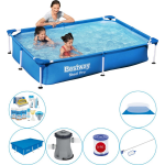 Bestway Steel Pro Rechthoekig 221x150x43 Cm - Zwembad Pakket - Blauw