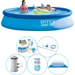 Intex Zwembad Met Accessoires - 6-delig - Easy Set Rond 396x84 Cm - Blauw