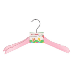 Gekleurde Kledinghangers Voor Kinderen 2 Stuks Hout - Licht Klerenhangers - Roze