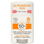 Alphanova Pink BIO SPF 50+ Face Sun Stick Zonbescherming 12g - Coral