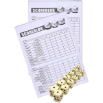 Haza Original 2x Scoreblok Yahtzee - Inclusief 12 Dobbelstenen - Dobbelspel