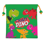Kids Licensing Schooltas Crazy Dino Polyester 22 Cm - Groen