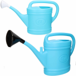 Forte Plastics Tuin Water Gieters Set 2x Stuks Van 6 En 12 Liter Inhoud Licht - Kunststof - Planten Water Geven - Blauw
