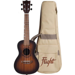 Flight Gemstone Series DUC380 Amber concert ukelele met gigbag