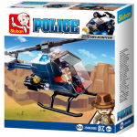 Sluban Police: helikopter donkerblauw (M38 B0638B)